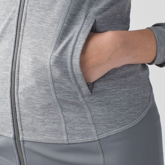 Lululemon daily practice jacket heathered slate - Picture 6 of 16